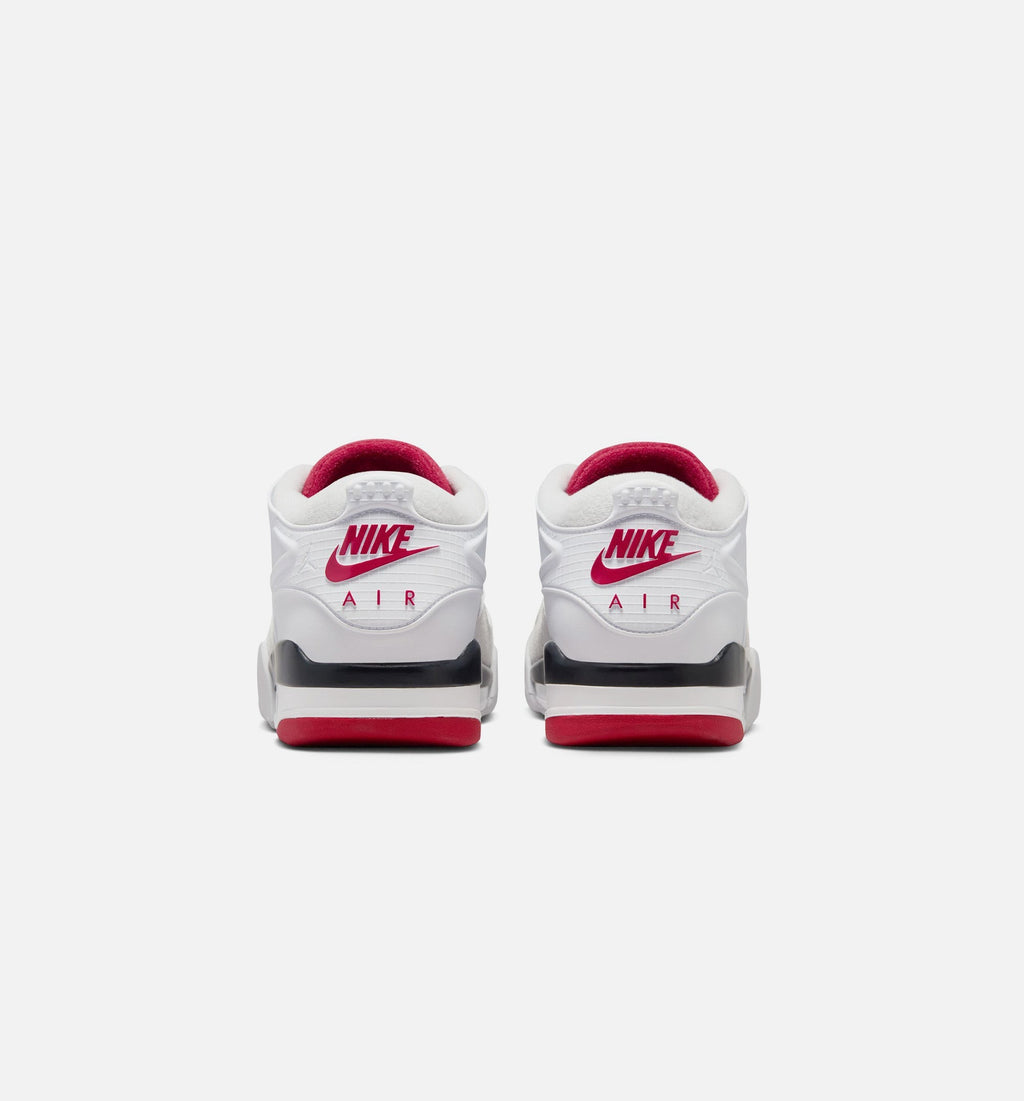 Air Jordan 4 RM Men's Sneakers - White Black Neutral Grey Varsity Red