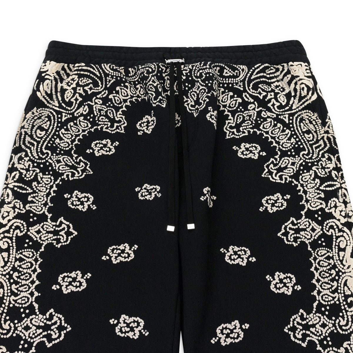 BANDANA BLEACH BLACK SWEATPANTS