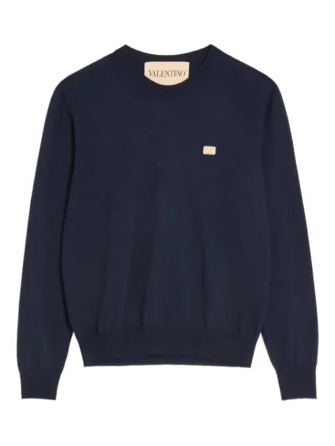 Valentino Garavani VLogo-patch wool sweater