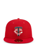 NEW ERA CAP embroidered 59FIFTY Minnesota Twins 4th of July baseball cap