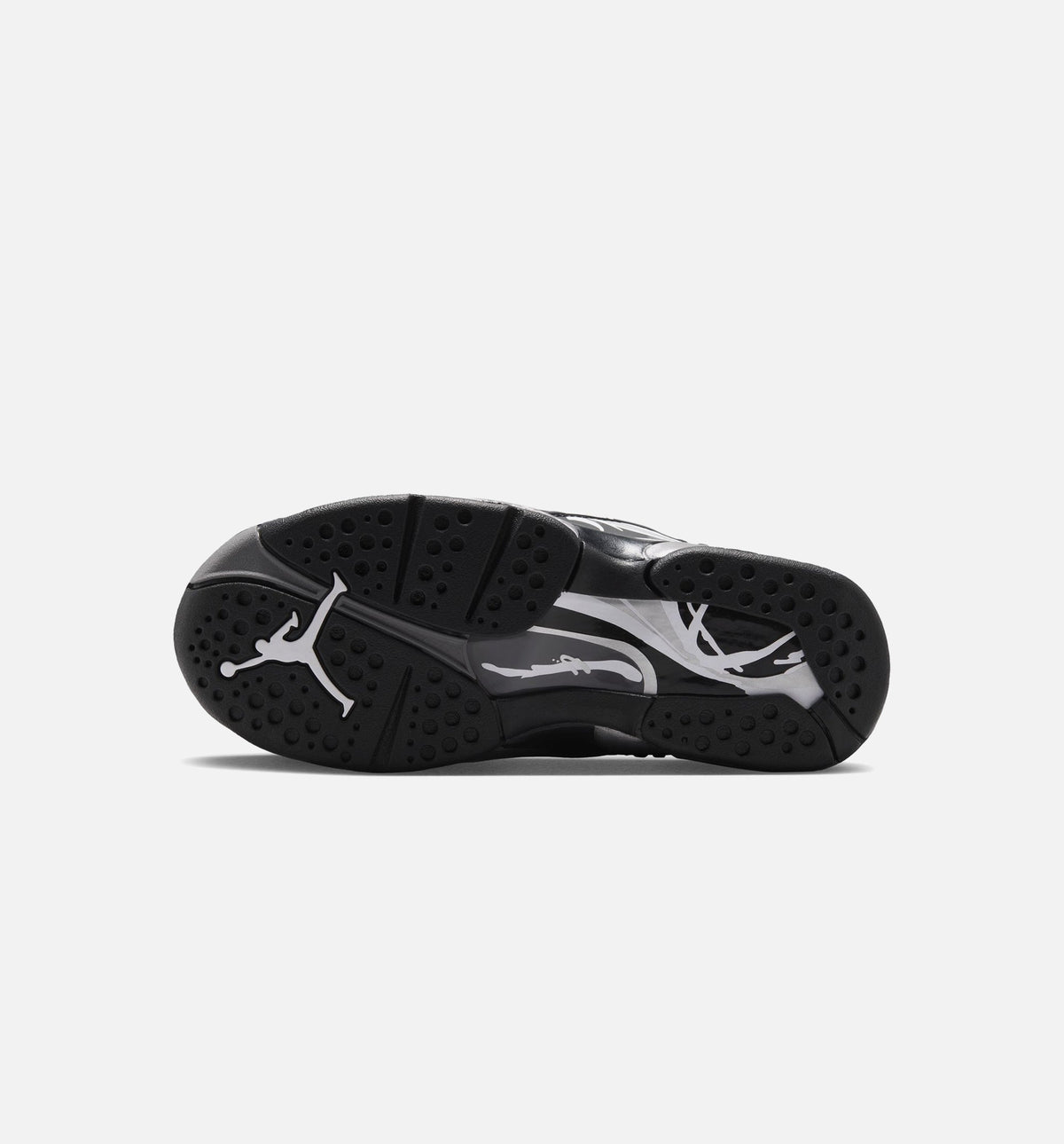 Air Jordan 8 Retro 'Chrome' Grade School - Black/White/Light Graphite
