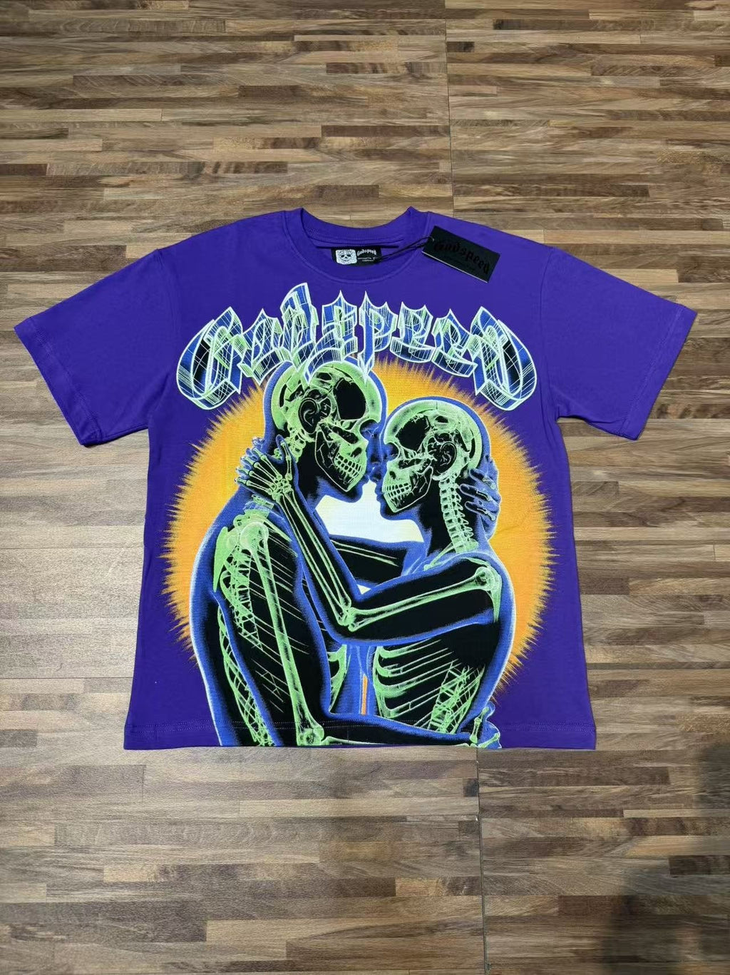 Godspeed Out of Many, One Skeleton Graphic T-Shirt